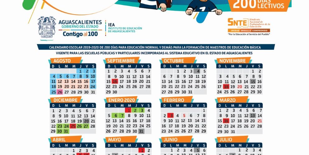 Calendario Escolar Iea 2022 A 2023 Aguascalientes Map IMAGESEE