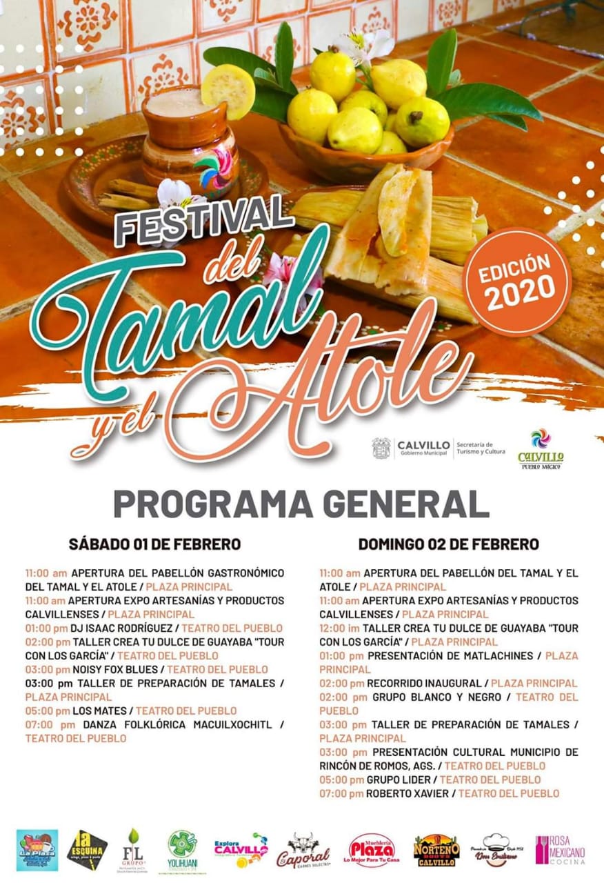 Conoce El Programa Del Festival Del Tamal Y El Atole En Calvillo El