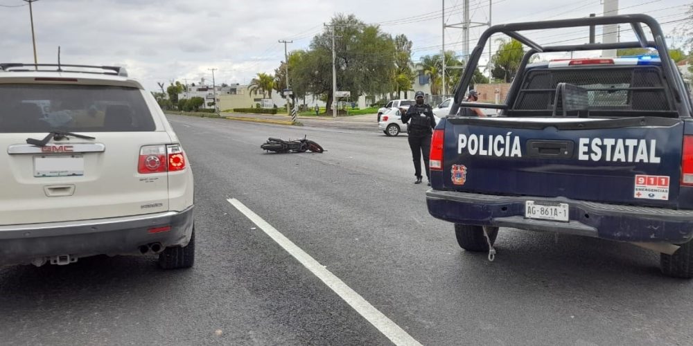 Choque Entre Camioneta Y Motocicleta Deja Saldo De Un Lesionado El