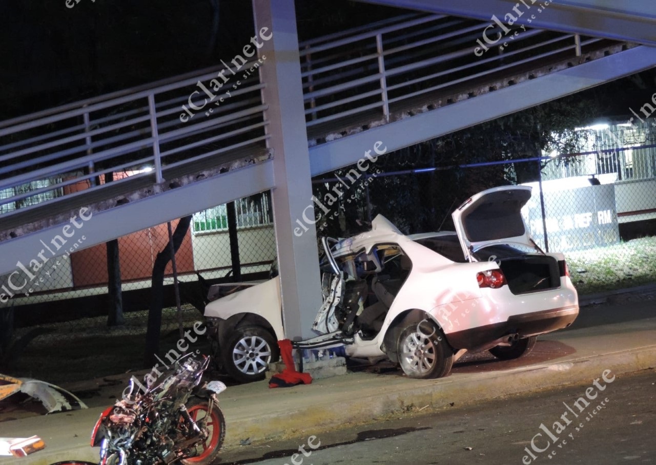 2 Muertos Y 1 Herido Grave Deja Choque Entre Auto Y Moto En