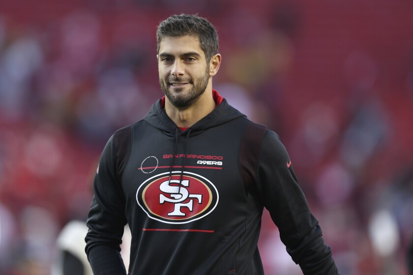 Garoppolo se queda en 49s – El Clarinete