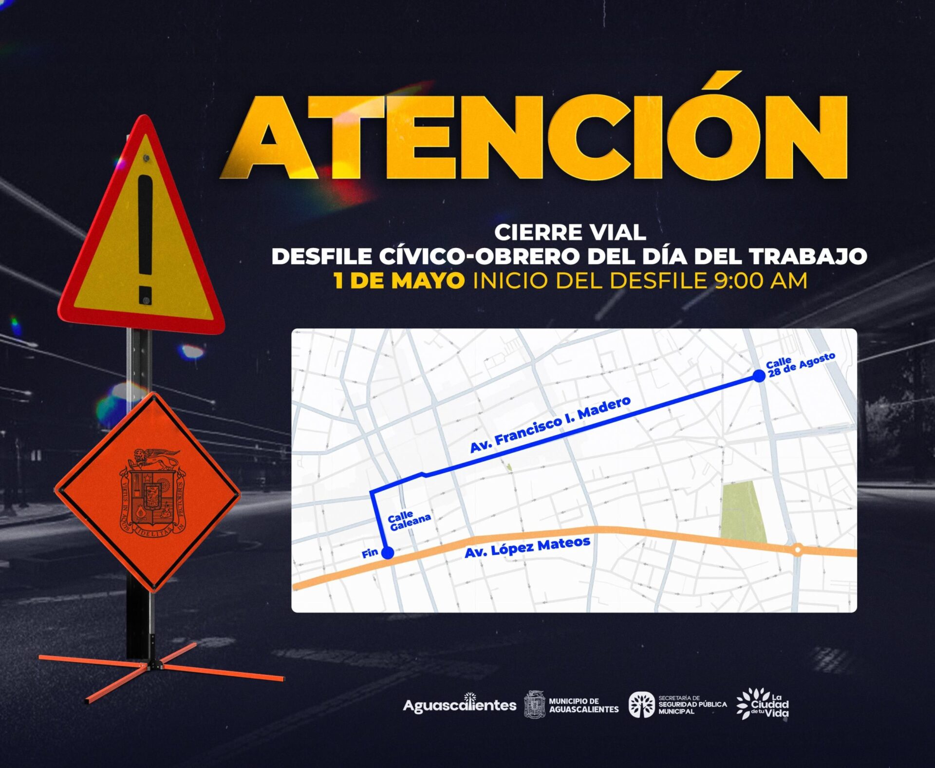 Habrá cierres viales por desfile del Día del Trabajo – El Clarinete